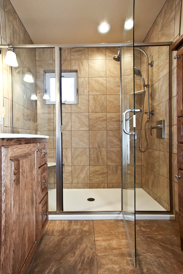 Restroom and Laundry Area Renovation by Badger Carpentry, Inc. - Photo 8