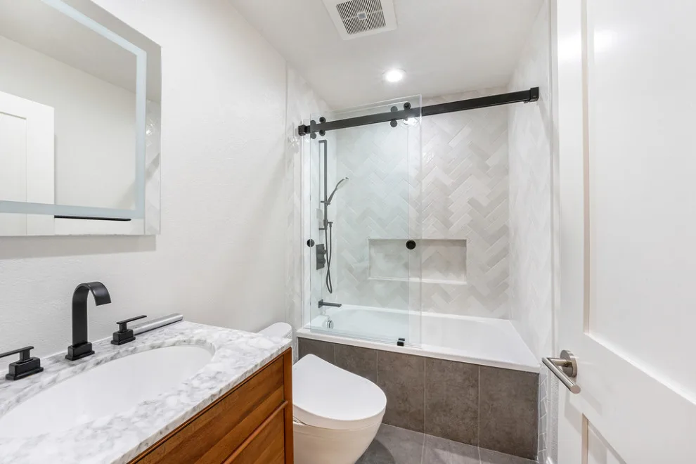 Foster City Bathroom and Living Room by Golden View Renovation - Photo 4