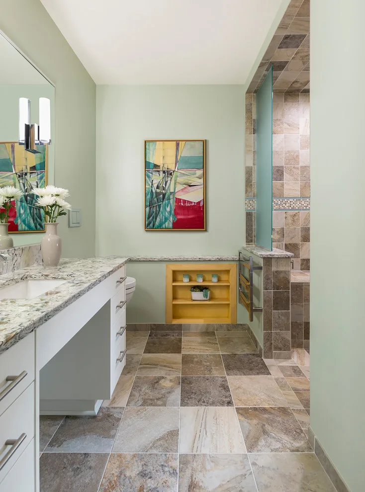 Inclusive Restroom/Lift by Sylvestre Remodeling & Design - Photo 5