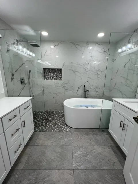 Bathroom Makeover: Before and After by Abba Construction & Remodeling - Photo 2