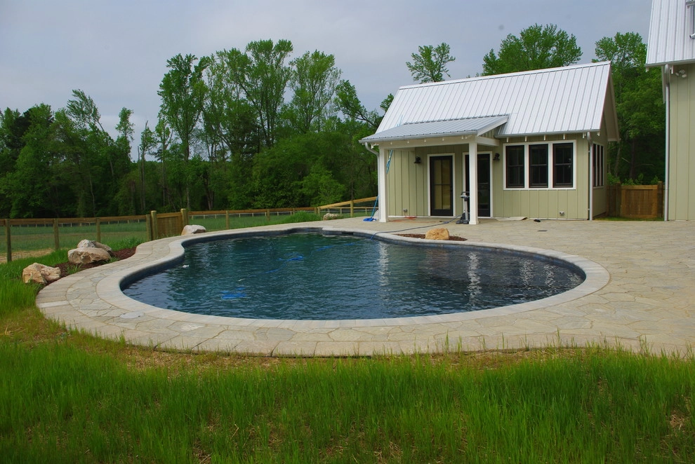 Raleigh Custom Pool Project by Hawkins Landscape Architecture/TriadGarden - Photo 3