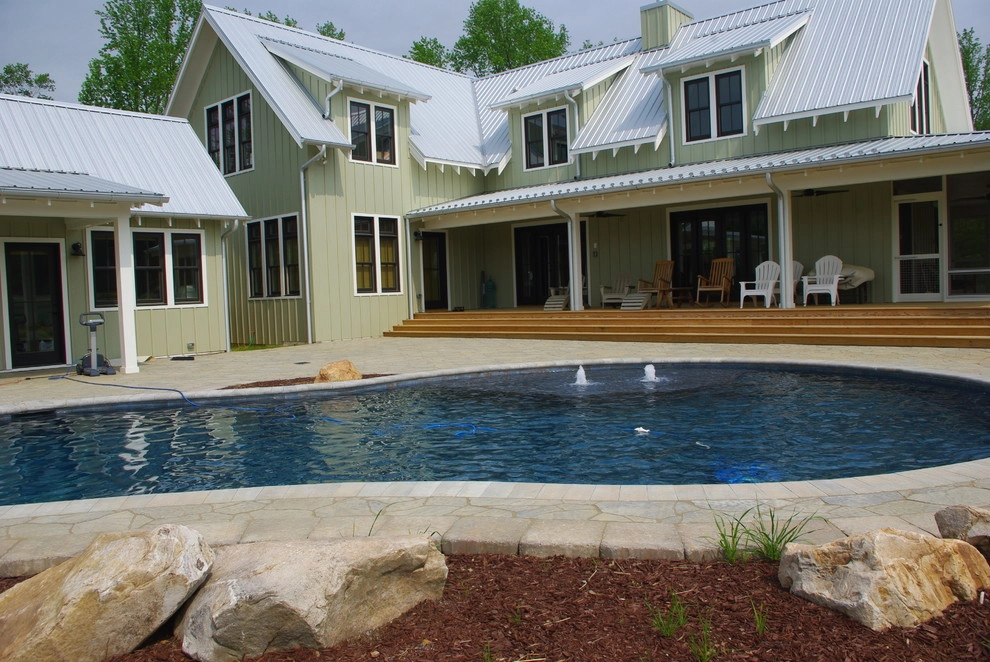 Raleigh Custom Pool Project by Hawkins Landscape Architecture/TriadGarden - Photo 5