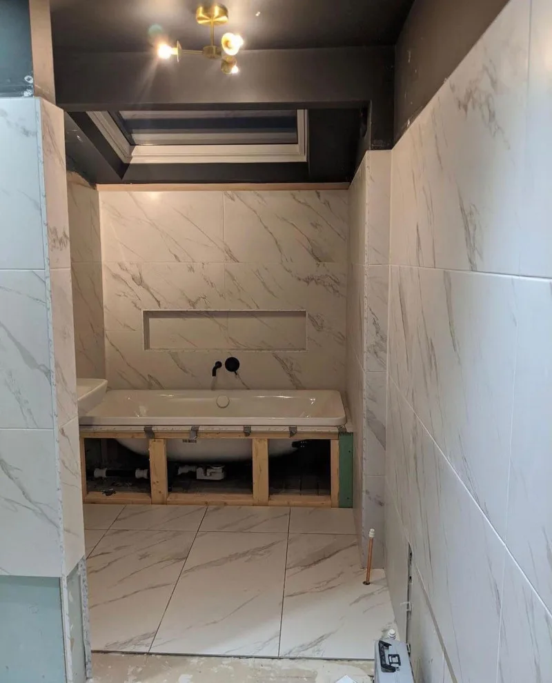 Restroom Renovation by Katz Design & Builders Inc. - Photo 7