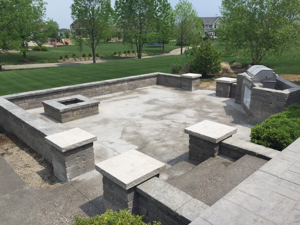 Backyard Patio, Fireplace & Outdoor Kitchen by Heath Outdoor - Photo 3