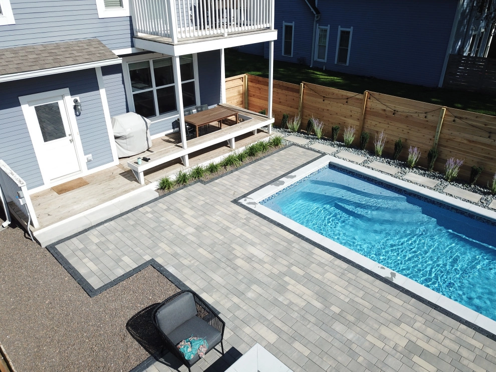 Pool Patio, Fire Pit & Landscaping by Heath Outdoor - Photo 7