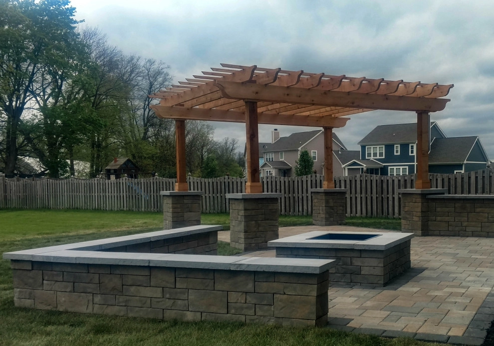 Outdoor Fireplace & Pergola Design & Construction by Heath Outdoor - Photo 2