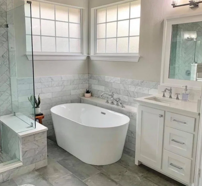 Restroom Renovation by Premiere Builders & Remodeling - Photo 6