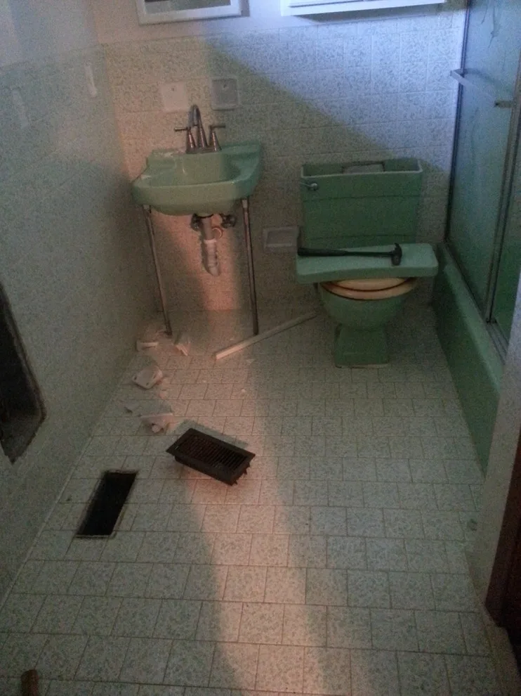 restroom renovation by Dodge City Construction Co - Photo 2