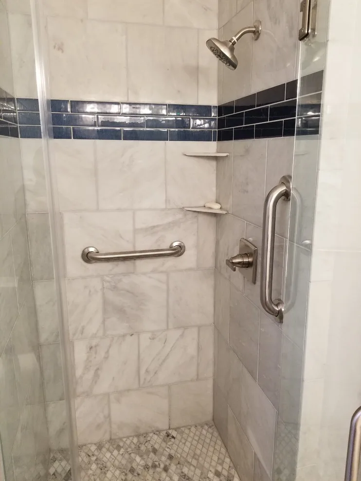 Carrara marble bathroom renovation by Prime & Precision - Photo 6