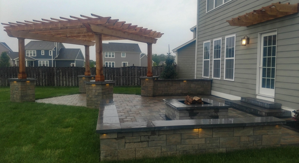 Outdoor Fireplace & Pergola Design & Construction by Heath Outdoor - Photo 3