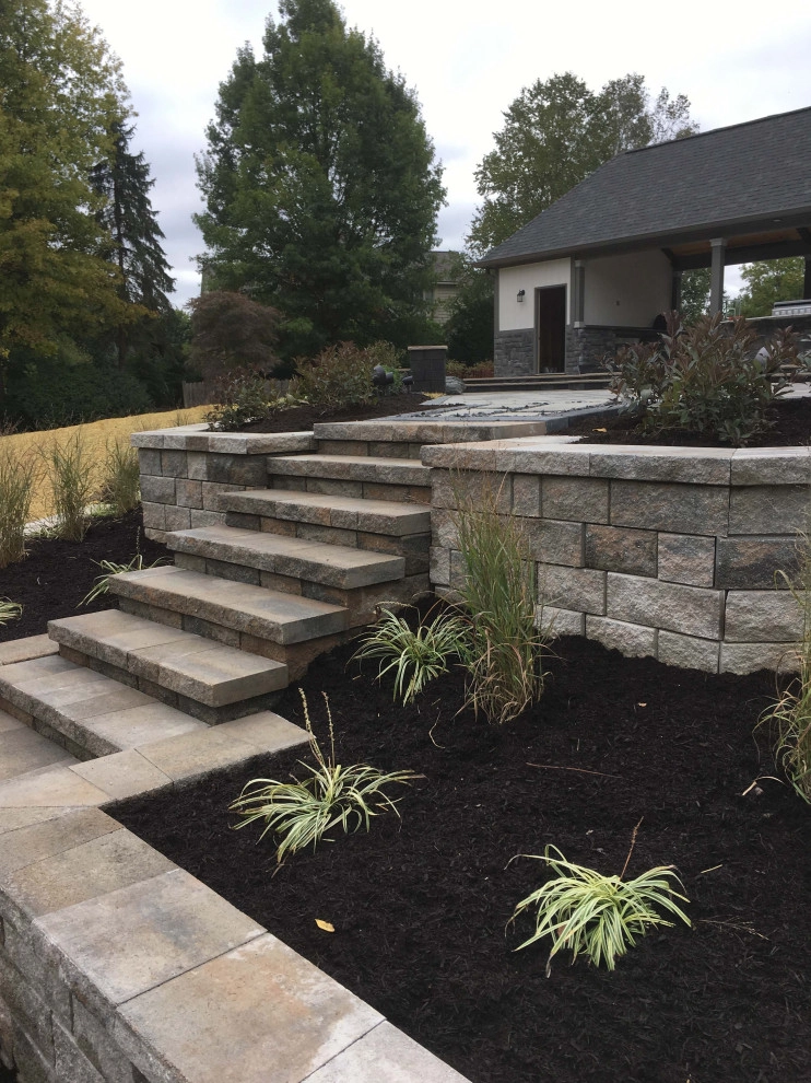 Swimming Pool, Outdoor Fireplace, Landscape & Hardscape by Heath Outdoor - Photo 2
