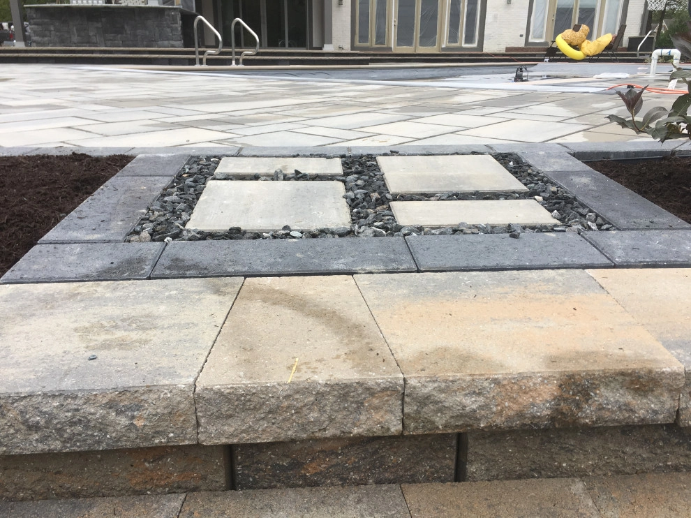 Swimming Pool, Outdoor Fireplace, Landscape & Hardscape by Heath Outdoor - Photo 4
