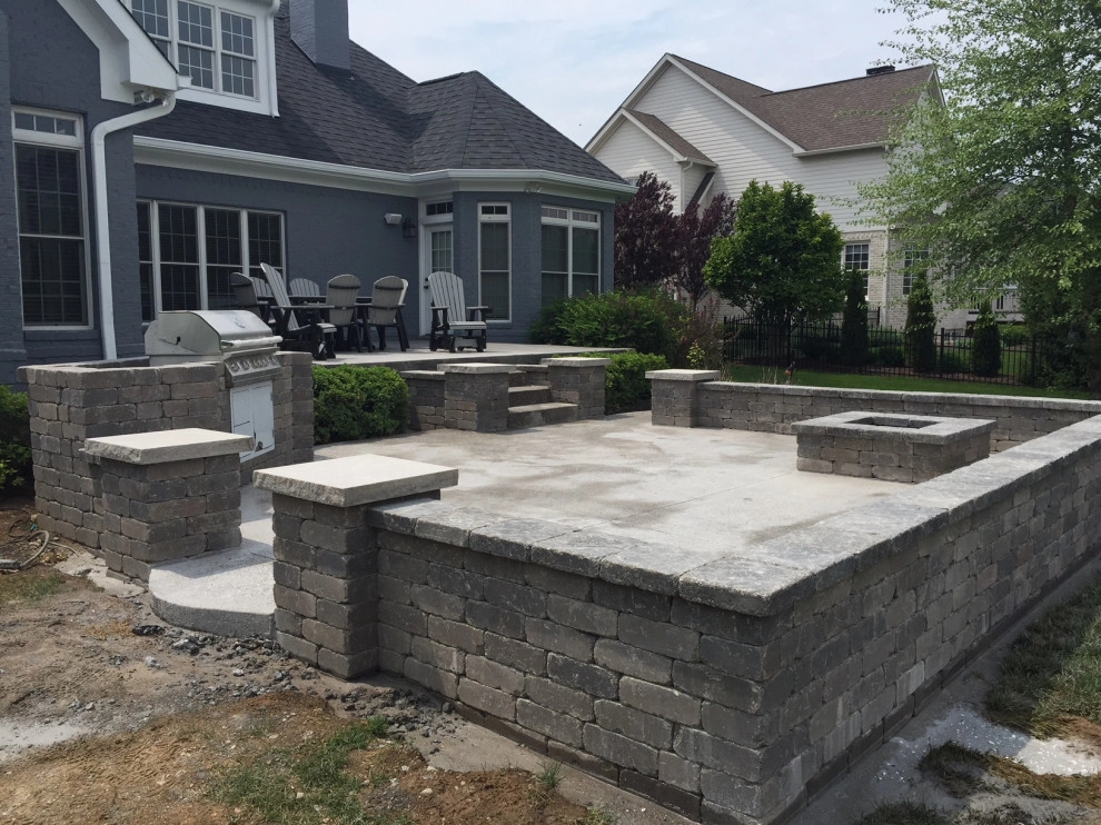 Backyard Patio, Fireplace & Outdoor Kitchen by Heath Outdoor - Photo 2