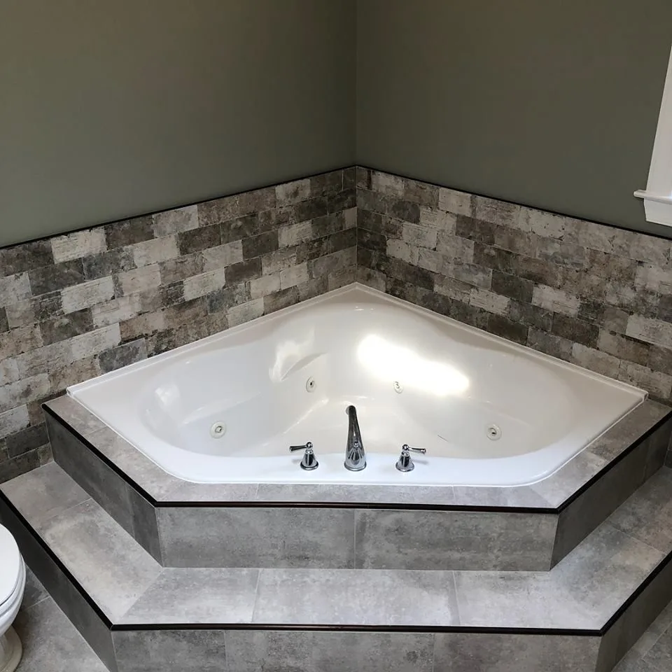 Corner Tub Bathroom Renovation by A B Graham Contracting - Photo 6