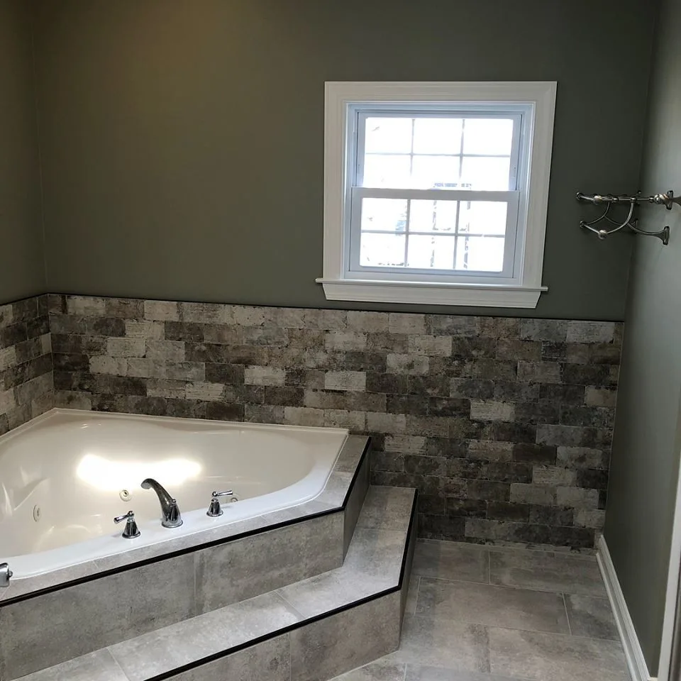 Corner Tub Bathroom Renovation by A B Graham Contracting - Photo 4