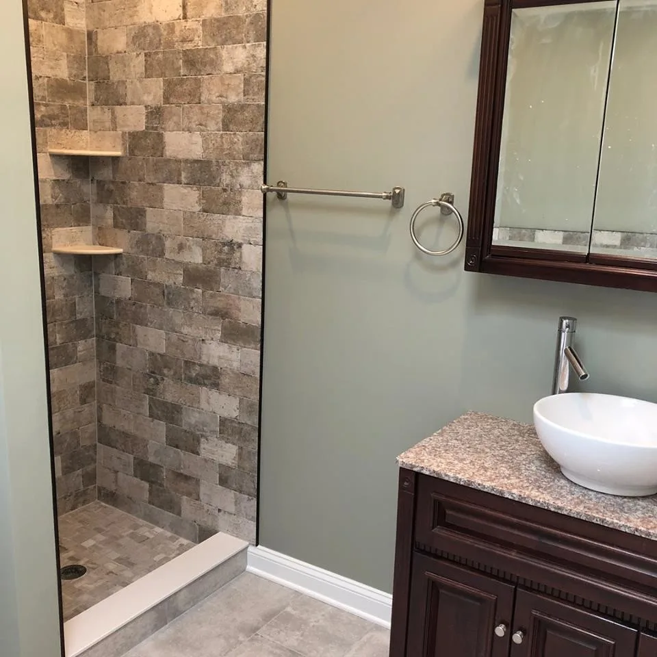 Corner Tub Bathroom Renovation by A B Graham Contracting - Photo 5