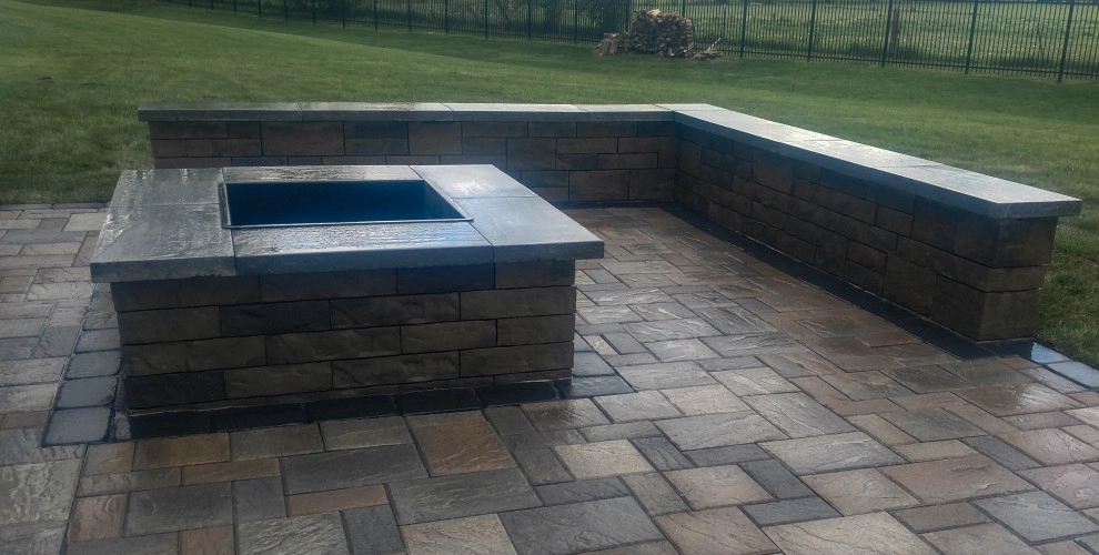 Outdoor Fireplace & Pergola Design & Construction by Heath Outdoor - Photo 10