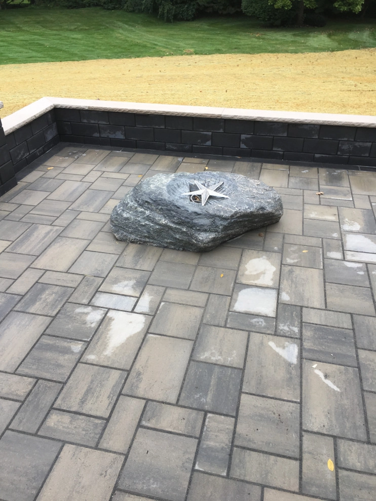 Swimming Pool, Outdoor Fireplace, Landscape & Hardscape by Heath Outdoor - Photo 3