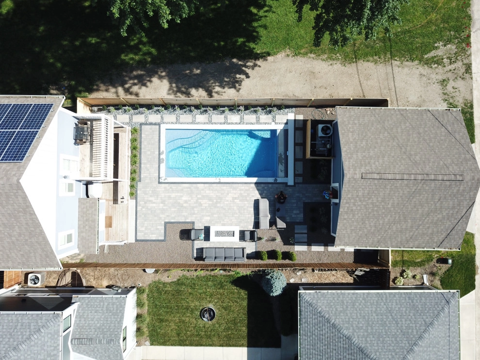 Pool Patio, Fire Pit & Landscaping by Heath Outdoor - Photo 14