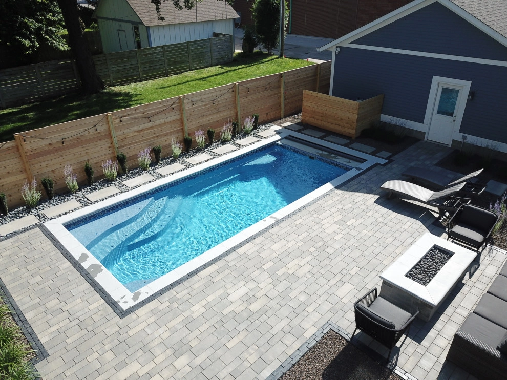 Pool Patio, Fire Pit & Landscaping by Heath Outdoor - Photo 15
