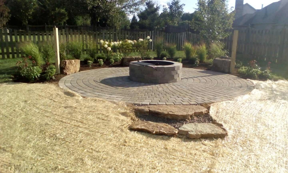 Backyard Fireplace Design & Installation by Heath Outdoor - Photo 2