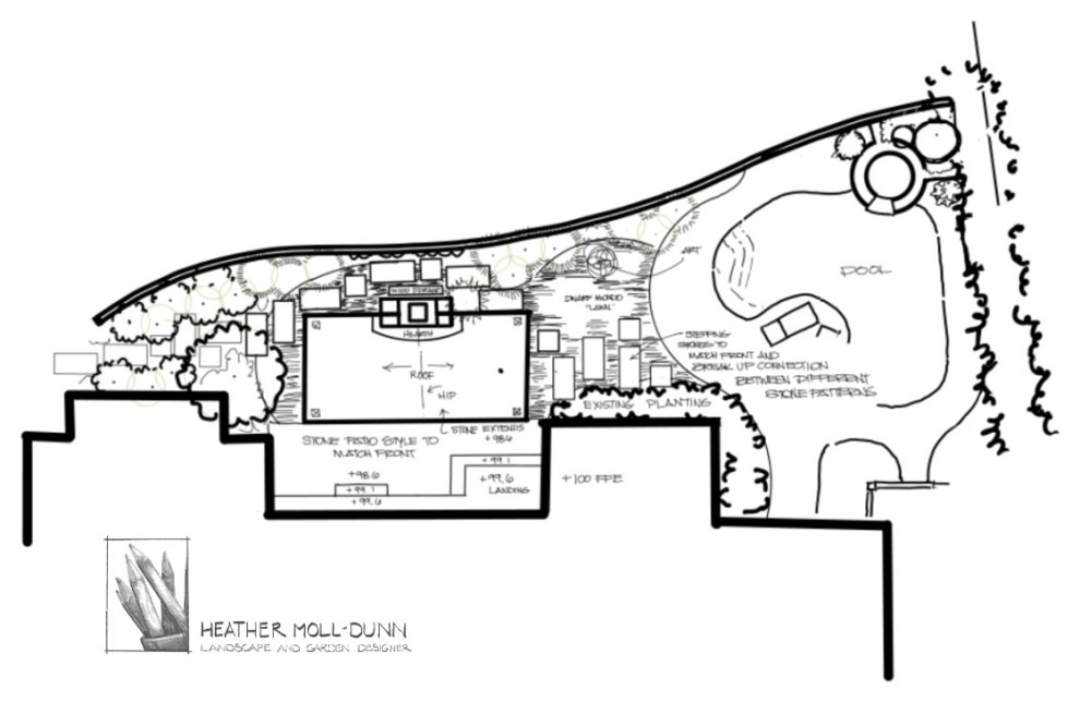 full yard refresh for client with gardening hobby by Heather Moll-Dunn Landscape And Garden Design - Photo 3