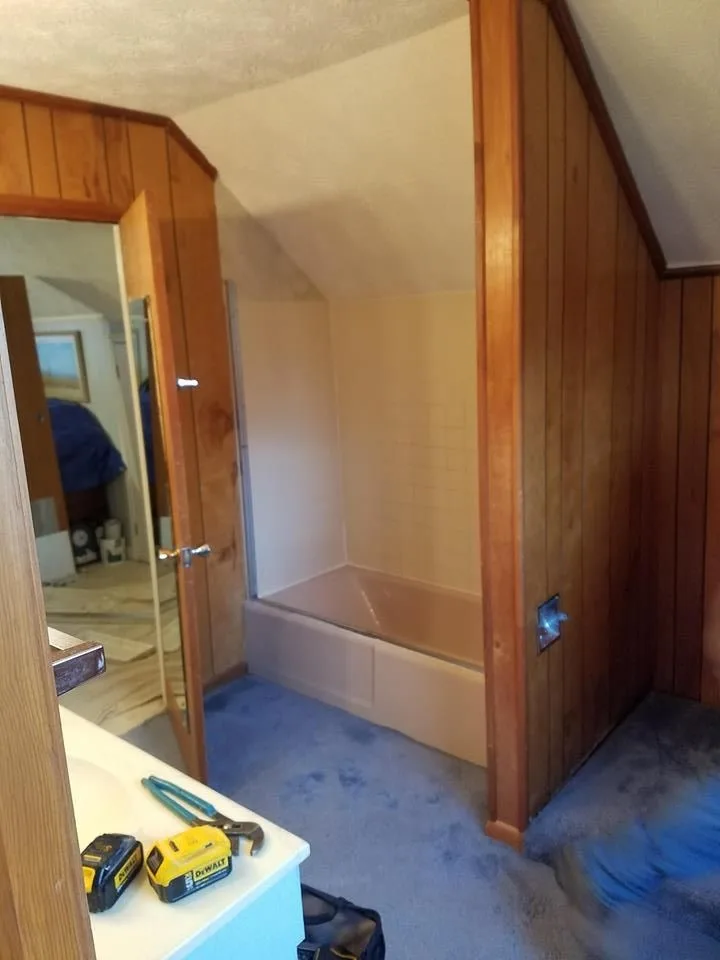 Restroom renovation by S & T Remodeling - Photo 17