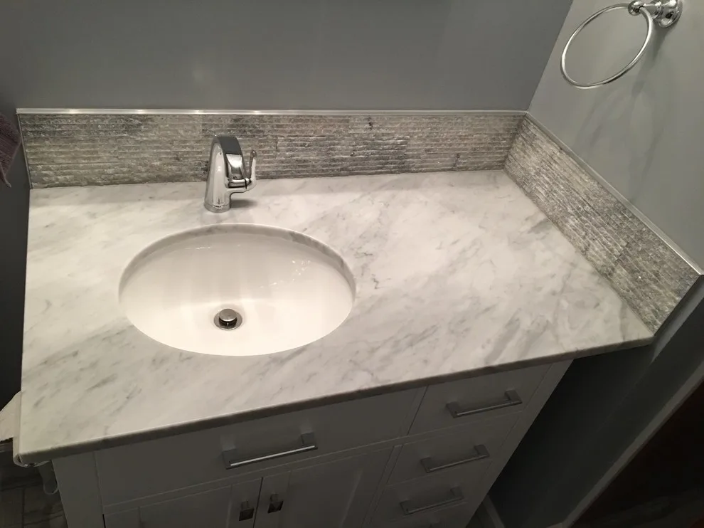 Restroom renovation by S & T Remodeling - Photo 9