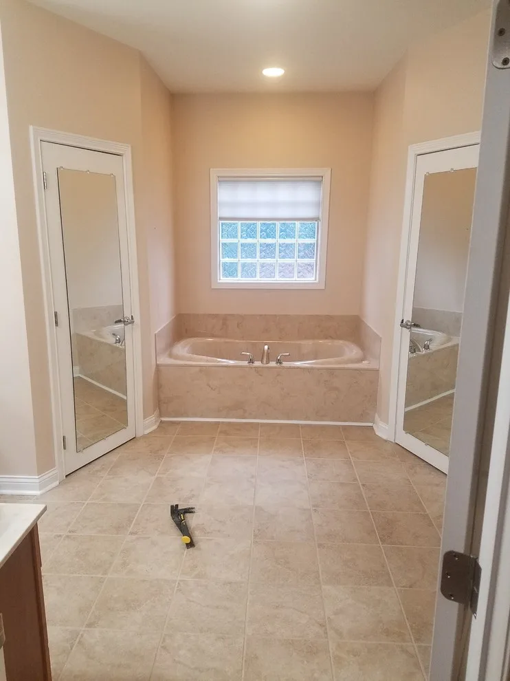 Restroom renovation by S & T Remodeling - Photo 12