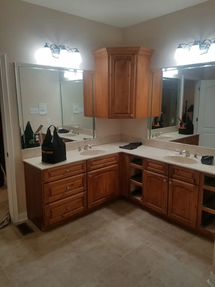 Restroom renovation by S & T Remodeling - Photo 21