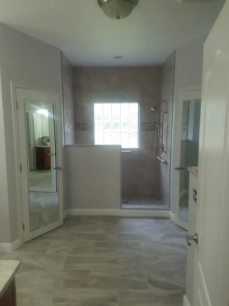 Restroom renovation by S & T Remodeling - Photo 8