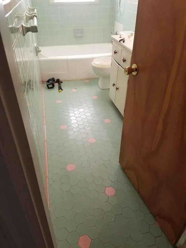 Restroom renovation by S & T Remodeling - Photo 5