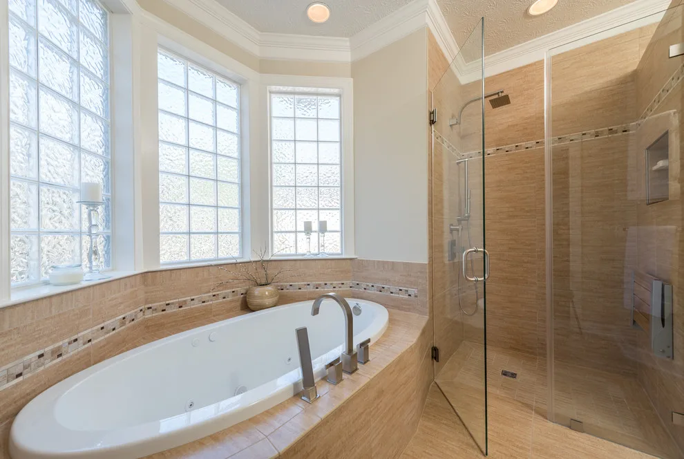 Bathroom Renovation - Tiled Shower and Tub Enclosure by First Choice Home Remodeling - Photo 4
