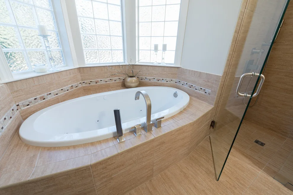 Bathroom Renovation - Tiled Shower and Tub Enclosure by First Choice Home Remodeling - Photo 3