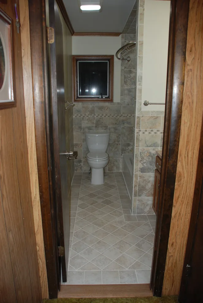 Restroom renovation by Triangle Cabinet & Specialty Company - Photo 2