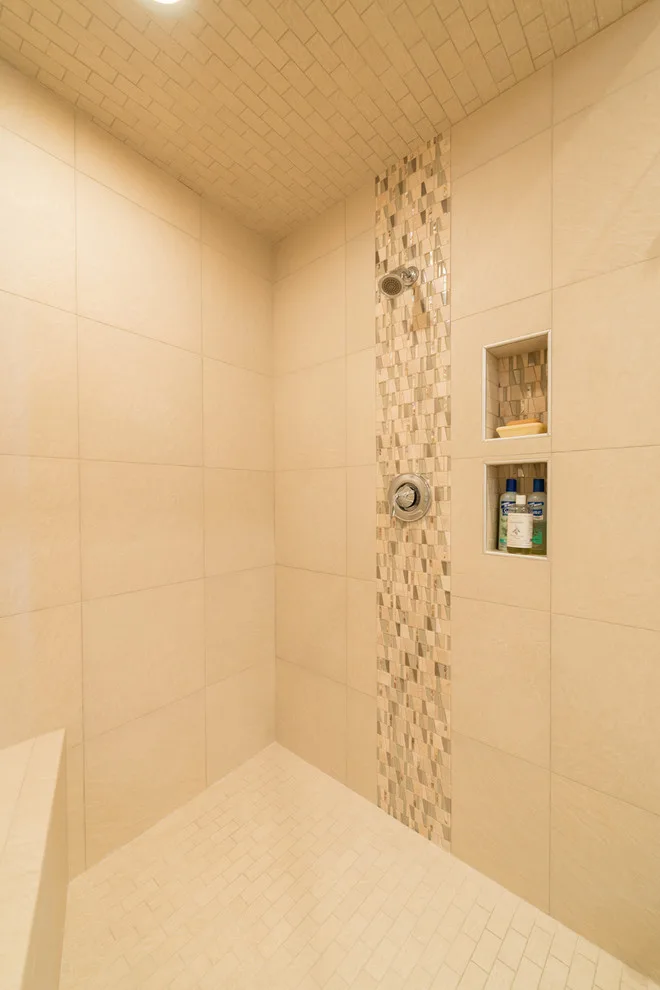 Curbless Shower Bathroom Renovation by First Choice Home Remodeling - Photo 4