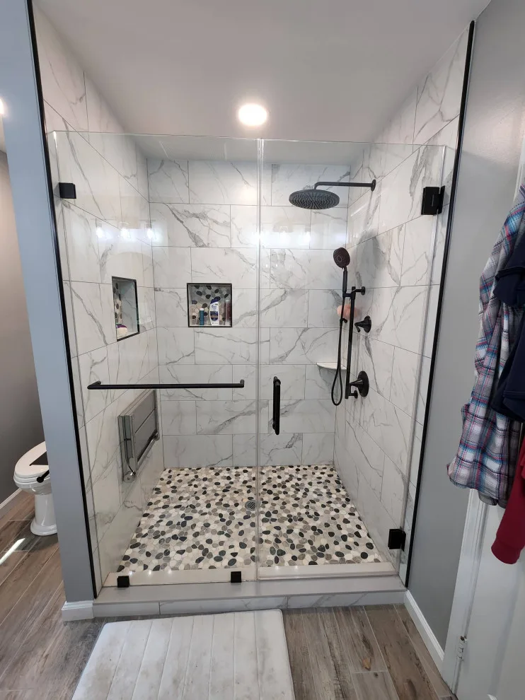 Bathroom Renovation; Walk-in Shower Transformation by Vm Home Improvement LLC - Photo 6