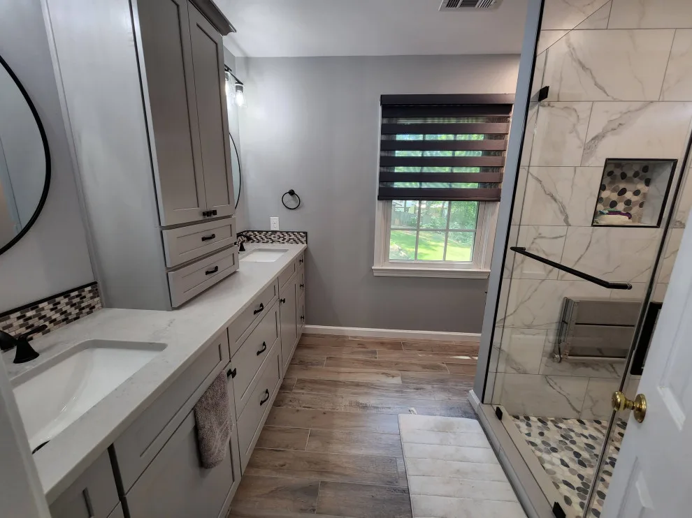 Bathroom Renovation; Walk-in Shower Transformation by Vm Home Improvement LLC - Photo 5