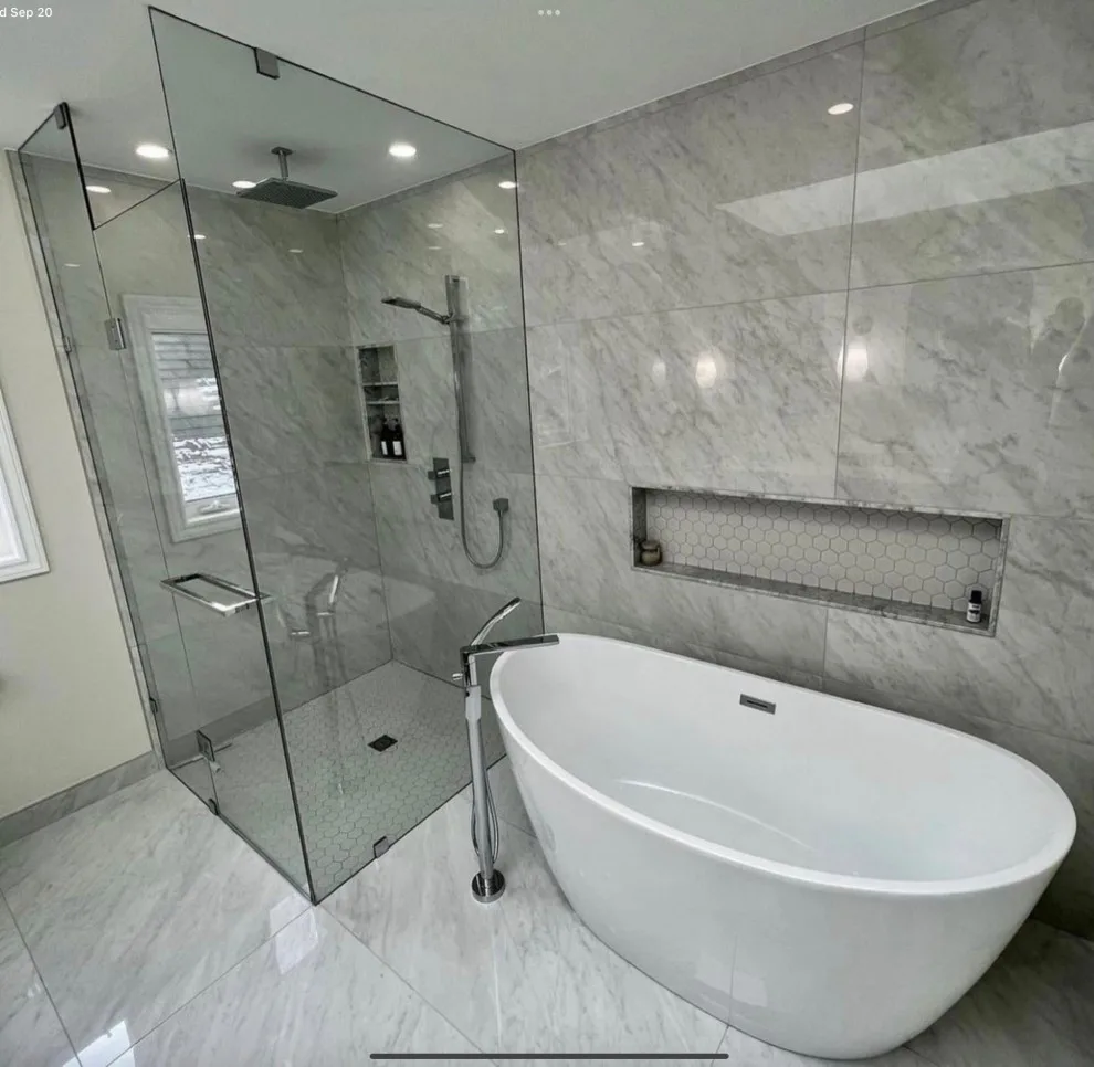 Freestanding Tub Bathroom Renovation by Jvb Contractors LLC - Photo 2