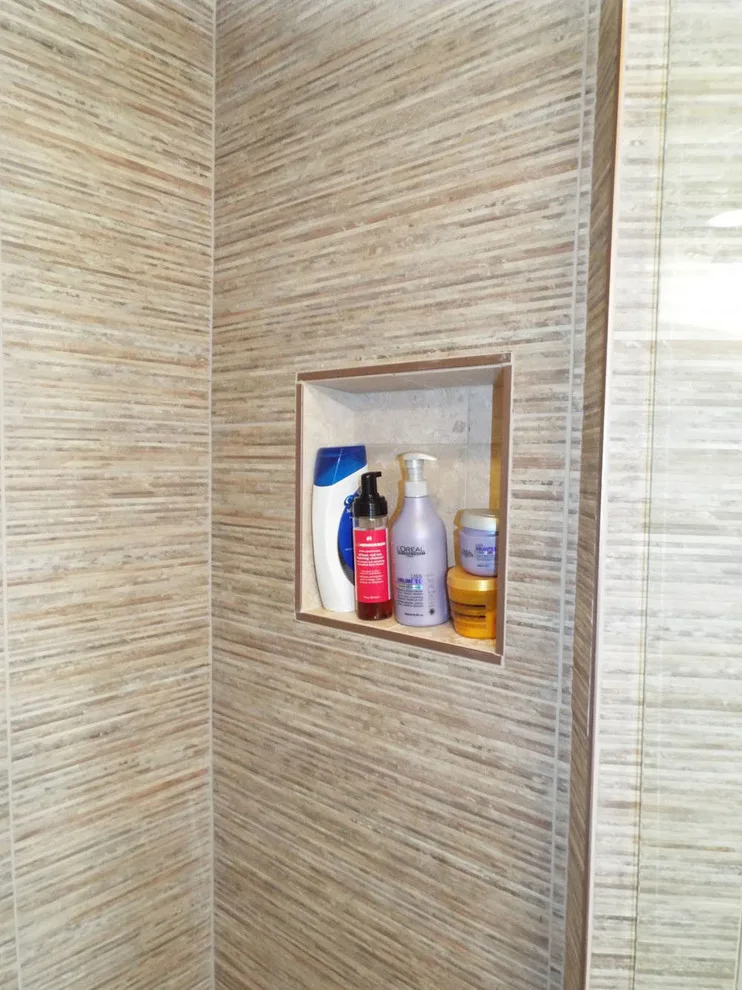 Bathroom Renovation with Porcelain and Granite Tiles by Gesang Remodeling - Photo 3