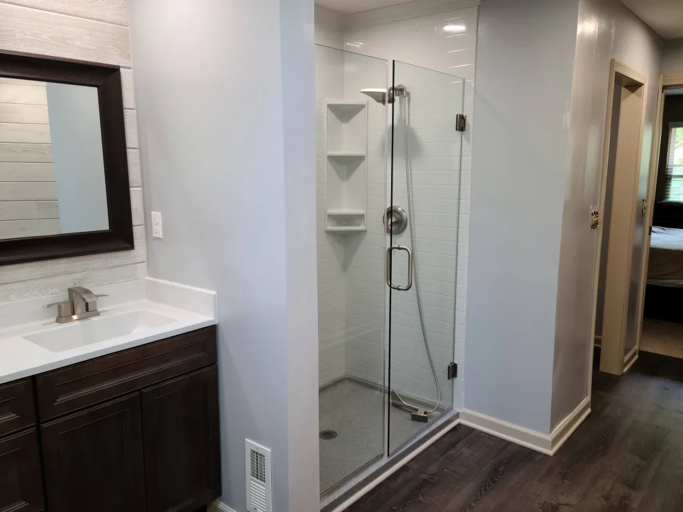 Onyx Shower Renovation for Dublin Bathroom by Stover Home Services LLC - Photo 2