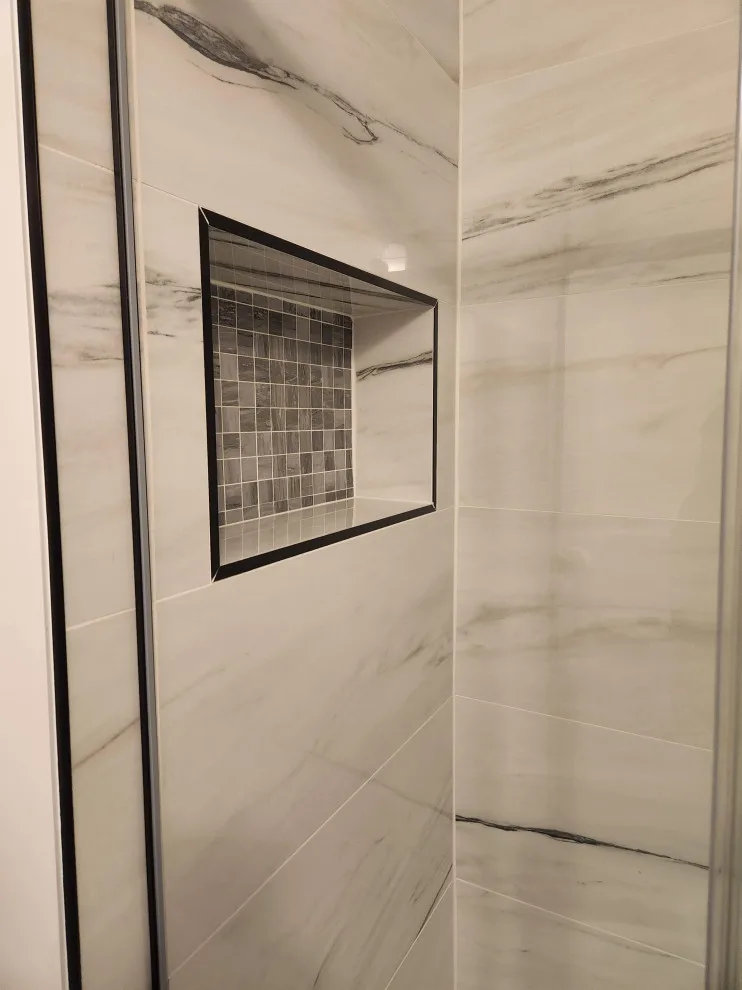 Traditional Tile Bathroom Renovation by Stover Home Services LLC - Photo 8