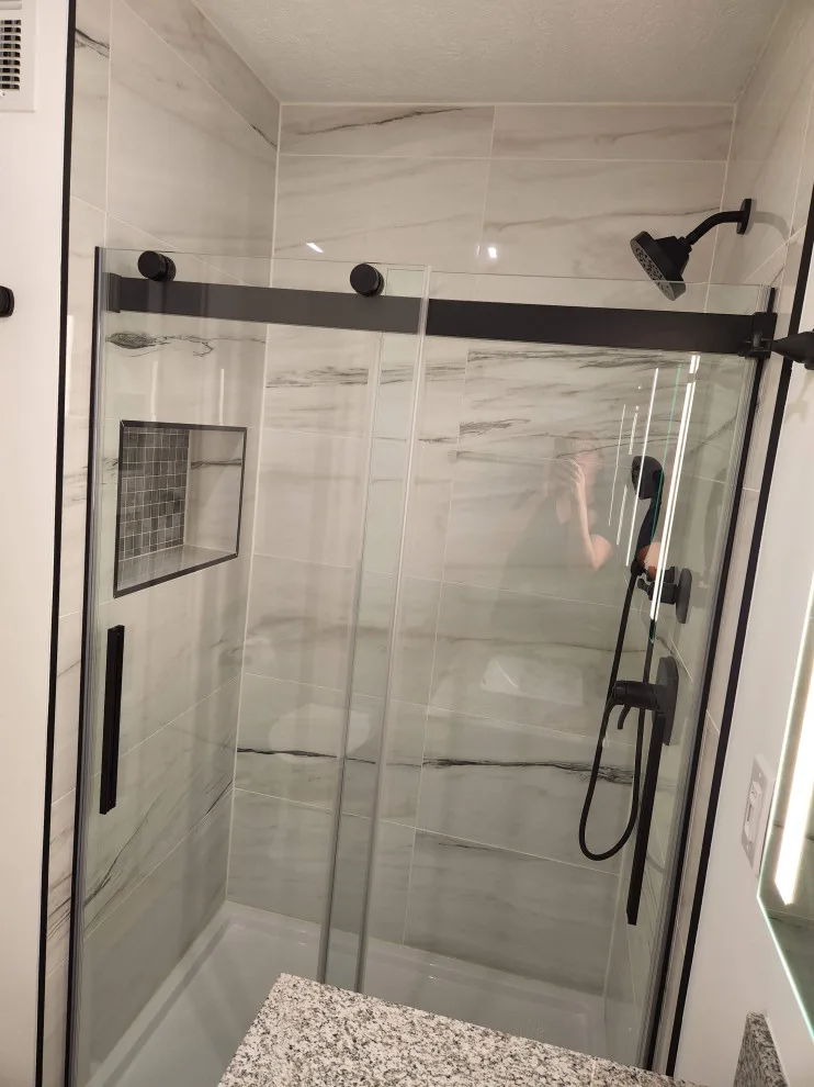 Traditional Tile Bathroom Renovation by Stover Home Services LLC - Photo 5
