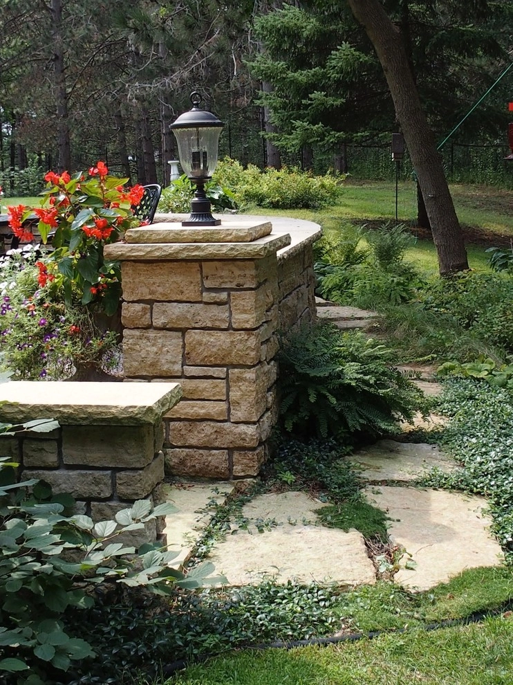 Arched Natural Stone Wall by Hilscher Design And Ecology - Photo 4