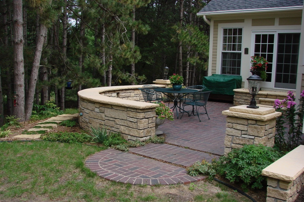 Arched Natural Stone Wall by Hilscher Design And Ecology - Photo 2