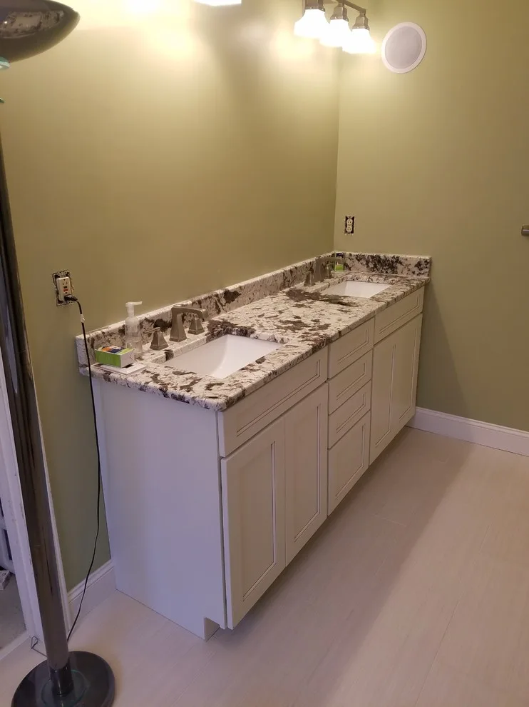 Bathroom renovation by S & T Remodeling - Photo 4