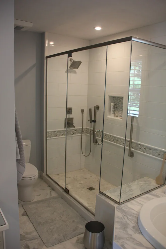 Luminous Bathroom Renovation by Aptitude Design & Build - Photo 2