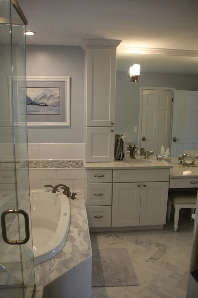 Luminous Bathroom Renovation by Aptitude Design & Build - Photo 5