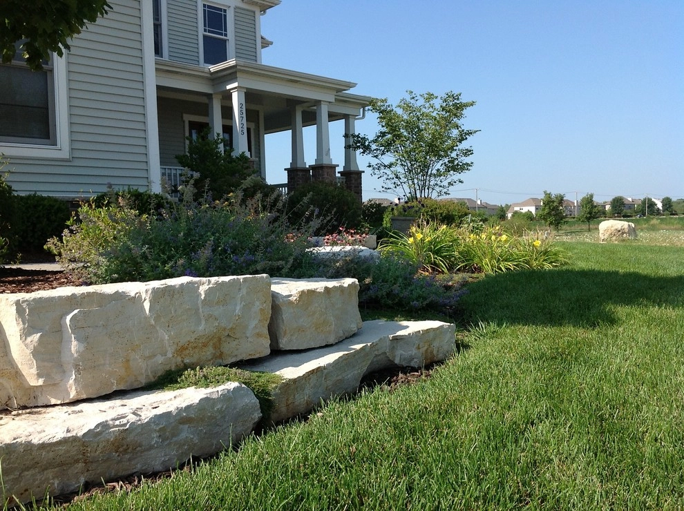Plainfield new front walk and landscaping by Hively Landscaping Inc. - Photo 4