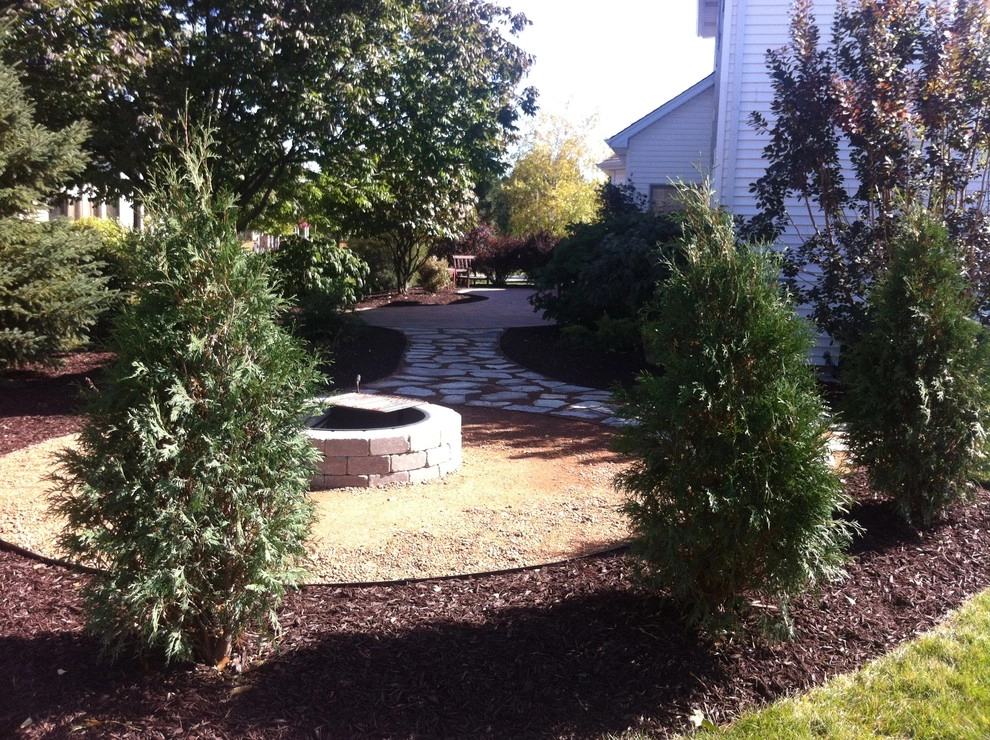 Re-purposed Walks with Fire Pit and New Patio by Hively Landscaping Inc. - Photo 6